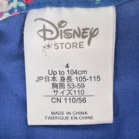 Disney Store Size 4 Snow White Theme Dress Floral with Character Print - Picture 9 of 16